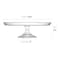 Smarty Had A Party 10.5" Clear Small Round Plastic Cake Stands (12 Cake Stands), 12PK CS105C-CASE - alternate 2